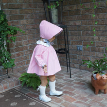 Baby Girl Bonnet- Fall Flower Garden/Pink Corduroy