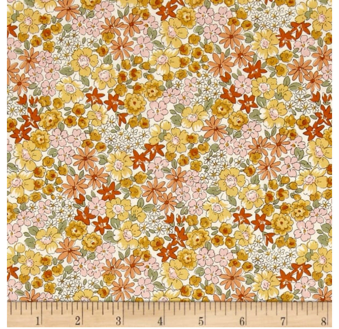Fall Floral Fabric By The Yard